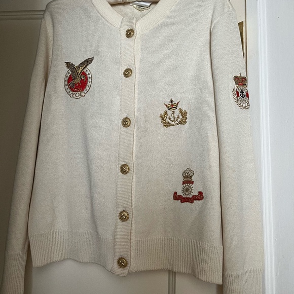 Ivory Nautical Design Sweater - Vintage Mondi - NWOT - Picture 1 of 5